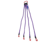 1pc 3T with 4 Hooks - 9.84ft Chains, 6613.87lbs Capacity - Ideal for Heavy Load Lifting, Construction & Industrial Use