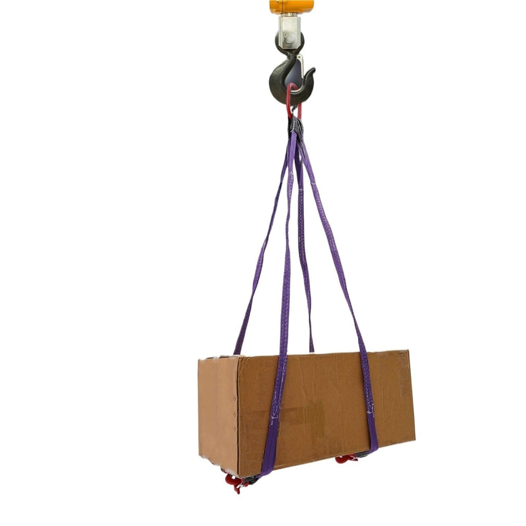 1pc 3T with 4 Hooks - 9.84ft Chains, 6613.87lbs Capacity - Ideal for Heavy Load Lifting, Construction & Industrial Use