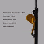 Manual Mode Drywall Lifts ， with Ockable Wheels Ceiling Lifter Panel, Adjustable Telescopic Arm Tool Jack Lifter for Home Improvement(Height -3m)