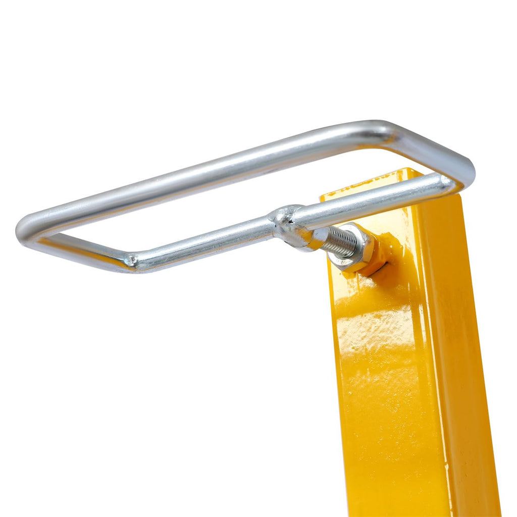 16 FT Drywall Lift Panel, Drywall Panel Hoist Jack Lifter Jack Rolling Caster Wheel Sheetrock Drywall Lift Construction Tools,150 lb Capacity (Yellow)