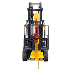 2 Ton (4400 lbs) Forklift Jib Boom Attachment, 63-98in Adjustable Telescopic Lifting Crane Arm, One Hook, Heavy Duty Forklift Extension for Material Handling, Towing & Lifting Equipment