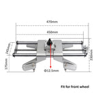 4-Piece, Car Wheel Alignment Tool Clamp, 3D Display, Wheel Alignment Balancing Tools, Wheel Clamp, Fits 11-24-Inch Rims
