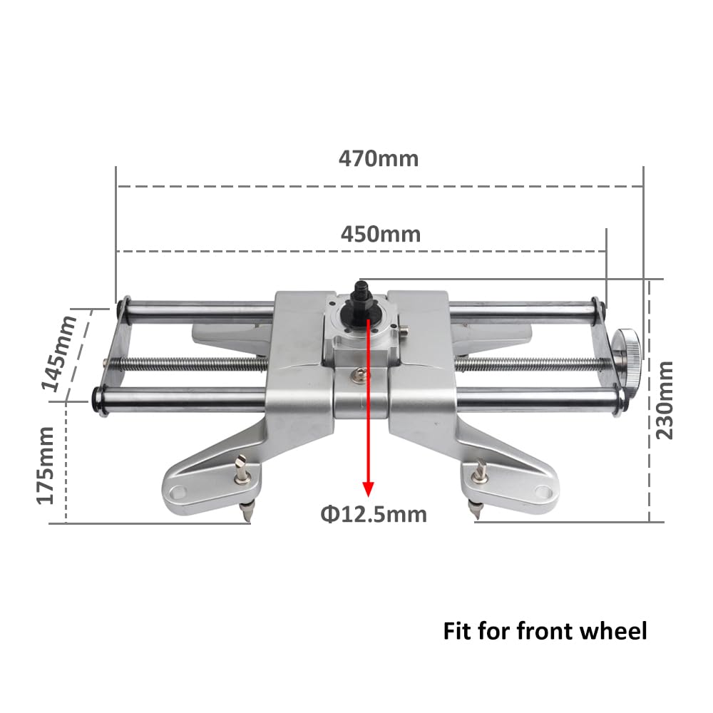 4-Piece, Car Wheel Alignment Tool Clamp, 3D Display, Wheel Alignment Balancing Tools, Wheel Clamp, Fits 11-24-Inch Rims