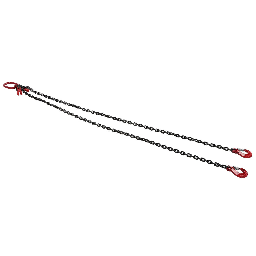 8mm Lifting Chain 4.75T Tested for Crane Operations 2 Meter Adjustable Convenient for Building Construction