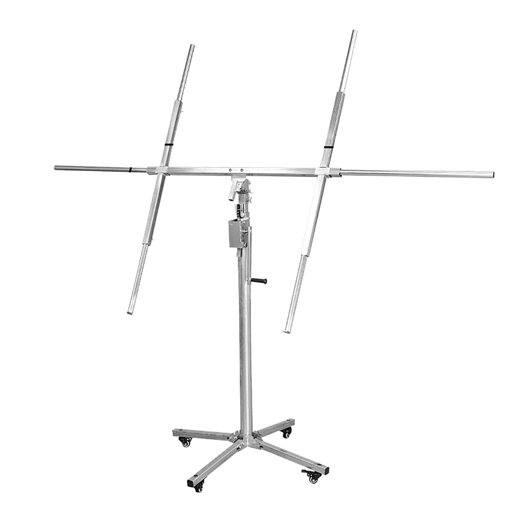 Sheetrock Lift Drywall Lift Heavy Duty - 360° Adjustable Drywall Jack Lift for Ceiling and Walls with Organizer Bag - Drywall Lift Panel Rolling Hoist Jack Lifter w/Telesc,H 3.8m/12.4ft