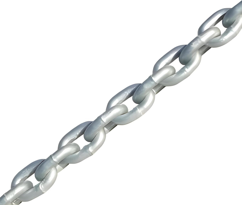 ISO G43 Anchor Chain - High Test 144 µm Micro Premium Marine Thick Hot Dipped Galvanized NACM-Grade Anchor Chain (Choose Size and Length)