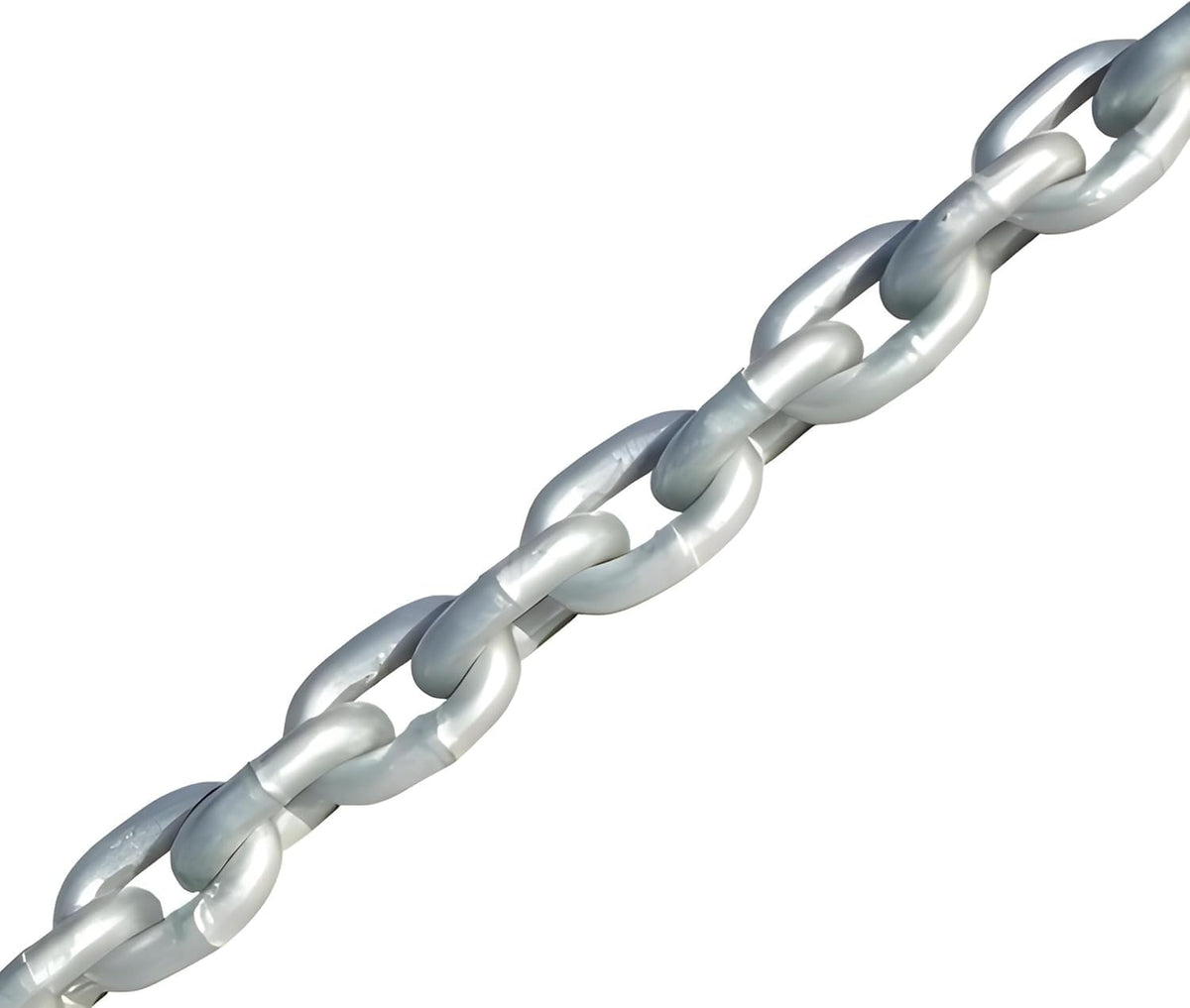 ISO G43 Anchor Chain - High Test 144 µm Micro Premium Marine Thick Hot Dipped Galvanized NACM-Grade Anchor Chain (Choose Size and Length)