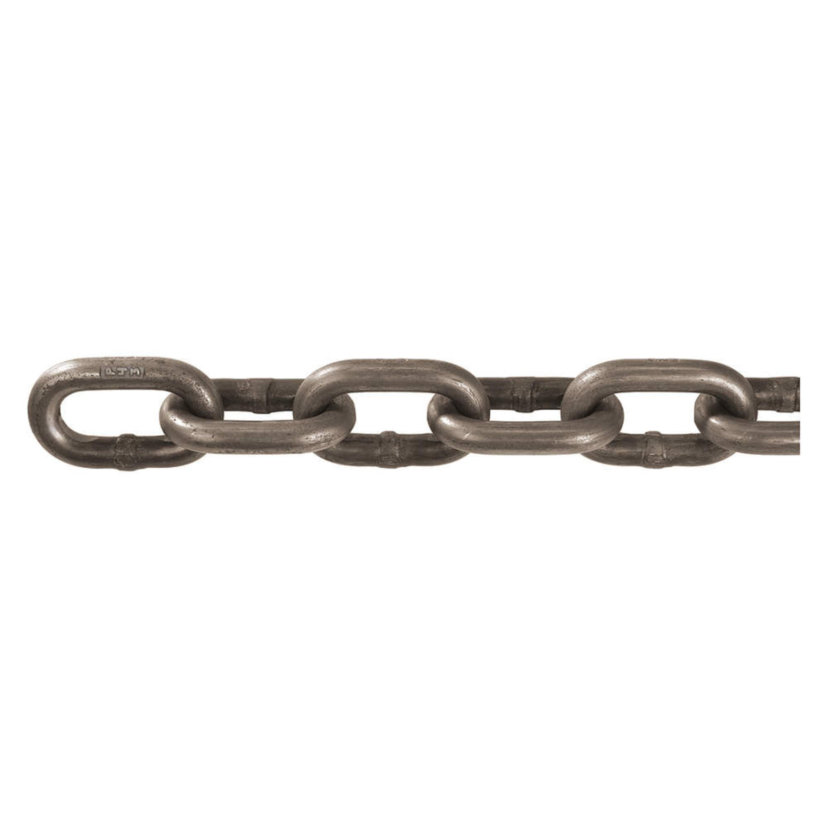 Peerless Chain 5031214 Grade 43 Low Carbon Steel High Test Chain in Half Drum, Self Colored, 1/4" Trade, 0.274" Diameter, 400' Length, 2600 lbs Load Capacity
