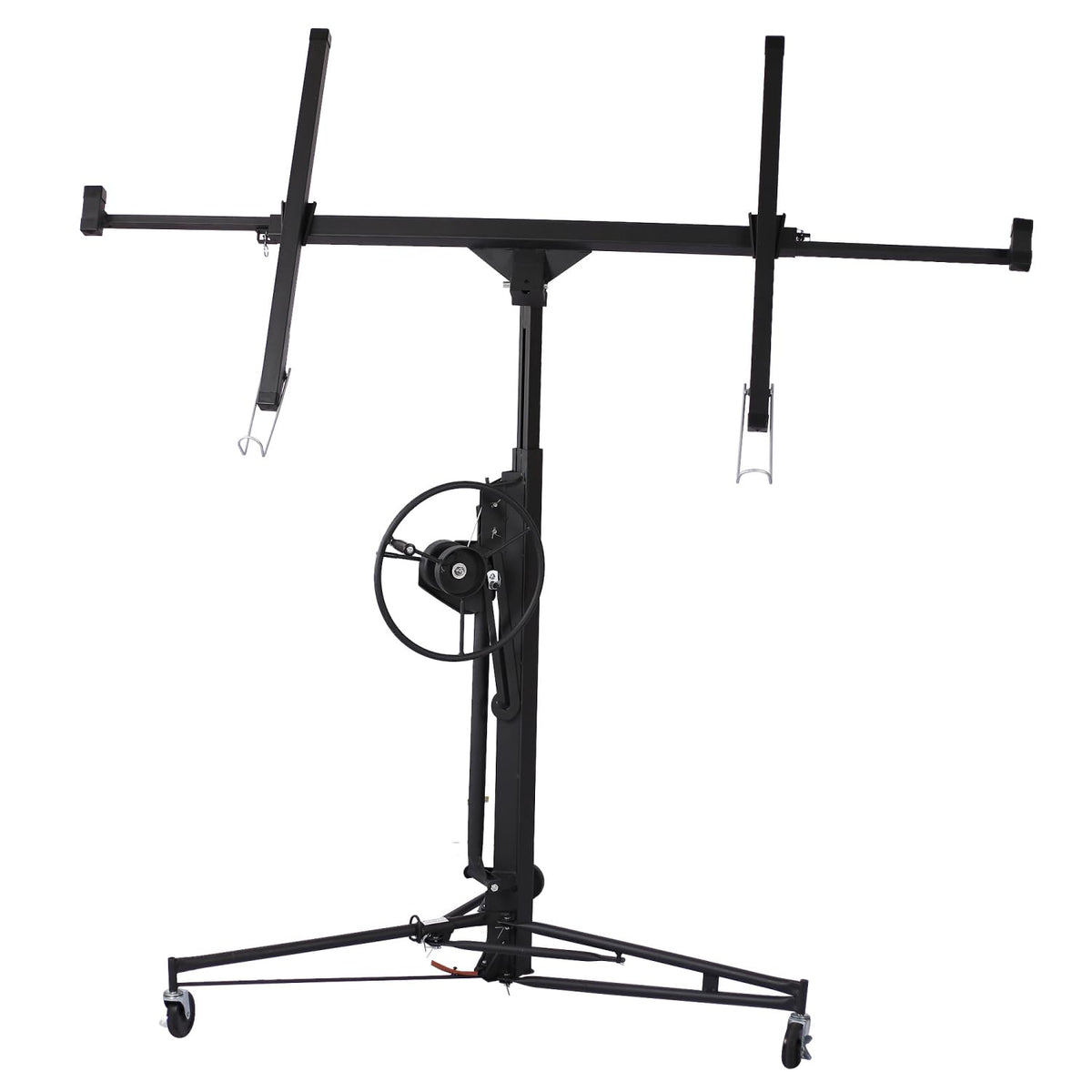 Drywall Lift Panel 13' Hoist Jack Lifter Steel Black 150 Lbs Capacity Home & Commercial Use