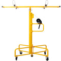 Drywall Lift Panel 13' Lift Drywall Panel Hoist Jack Lifter Jack Rolling Caster Wheel