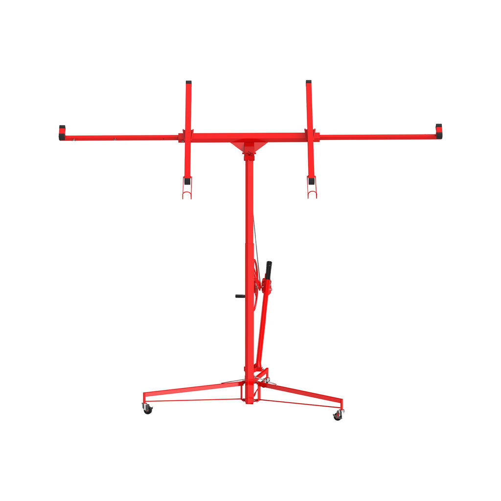 16ft Drywall Lifter Panel Hoist with Wheels,150 LBS Capacity