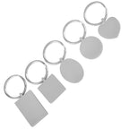 Logo/Name/Picture Blank Dog Tag Key Chain Stainless Steel Gifts (not Ash Holder),a