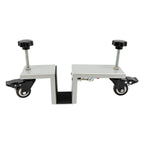 Door Installation Kit for 1.375-1.75 Inch Doors, 1000 lbs Capacity, 4 Positioning Clamps, Silver, Heavy Duty Moving and Mounting Tool for Contractors & DIY Homeowners