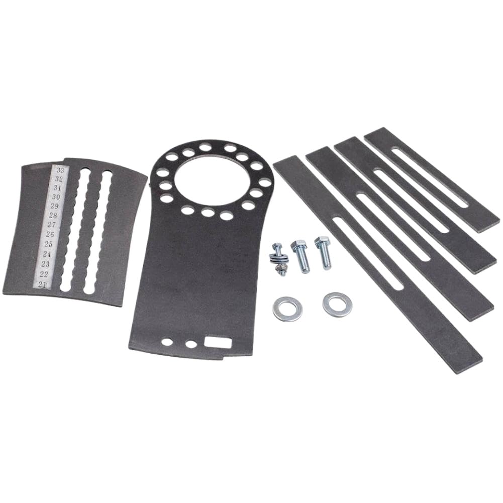 Wheel Tire Combination Measuring Tool Gauge Compatible with 5x4.5 5x4.75 and 5x5 Hub