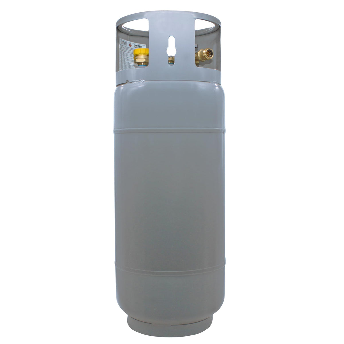 Flame King YSN335 - 33.5LB Steel Forklift Propane Tank Cylinder with Built-in Gauge, Gray