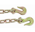Mytee Products 4 Pack 5/16 Inch x 16 FT Grade 70 Binder Chain with Clevis Grab Hooks - G70 Transport Tow Chain - 4,700 Lbs Working Load Limit