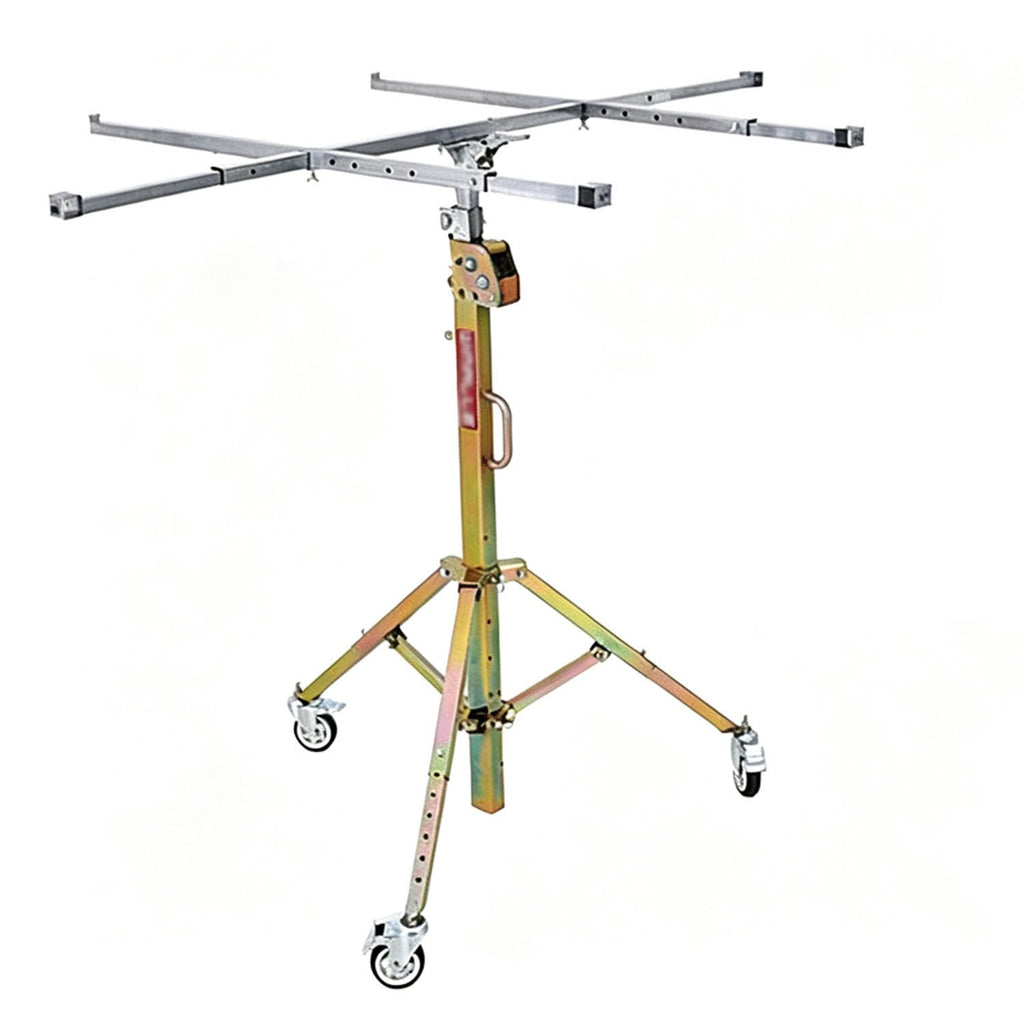 Mobile Plasterboard Lifter,80kg Drywall Lift,Lockable Wheels,Site Work 3.5m