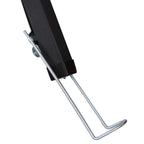 13' Drywall Lift Construction Tool, Rolling Panel Hoist with Adjustable Telescopic Arm, Lockable Caster Wheel Sheetrock Jack Lifter, Black