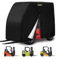 Forklift Cover for Toyota Material Handling 7FGCU25 1998-2015, Water-Resistant Outdoor Storage Protection with Reflective Strips and Zipper Design for Warehouse Transport Storage Use