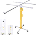 Rolling Plaster Board Lifter, Drywall Lift Drywall Jack Lift with Electric Hammer & Level Bracket, 3.0/4/5 M Drywall Lifter Panel Hoist for Ceiling and Walls(3.5 m(11.5ft))