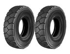 Two 6.00-9 Forklift Tires Tubes & Flaps Fork Truck 6.00-9 600-9 Heavy Duty 10 Ply Rated Load E Industrial Commercial Durable Tires Tubes for Garden