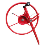 Drywall Lift 11' Drywall Panel Hoist Construction Rolling Caster Wheel Lockable Tool Jack Lifter Jack Drywall Lift Construction Tools (Red) (Red + 11FT)