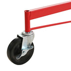 11 FT Drywall Lift Jack with Locking Casters, 150Lbs Capacity, Telescopic Hoist for Ceiling & Wall Sheetrock, Tool-Free Assembly, One Person Operation for Residential Use