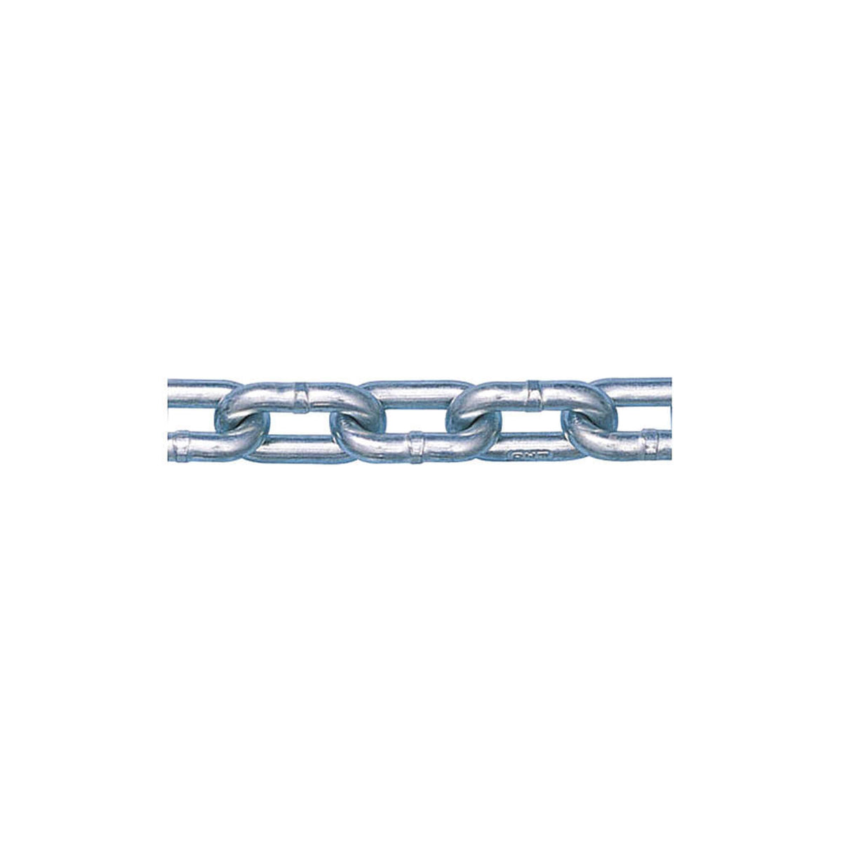 Peerless 5011134 Grade 30 Low Carbon Steel Proof Coil Chain in Half Drum, Zinc Plated, 3/16" Trade, 0.217" Diameter, 400' Length, 800 lbs Load Capacity
