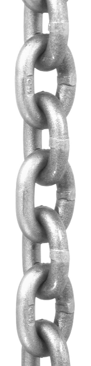 Campbell 0181523 System 4 Grade 43 Carbon Steel High Test Chain in Round Pail, Zinc plated, 5/16" Trade, 0.31" Diameter, 100' Length, 3900 lb. Load Capacity