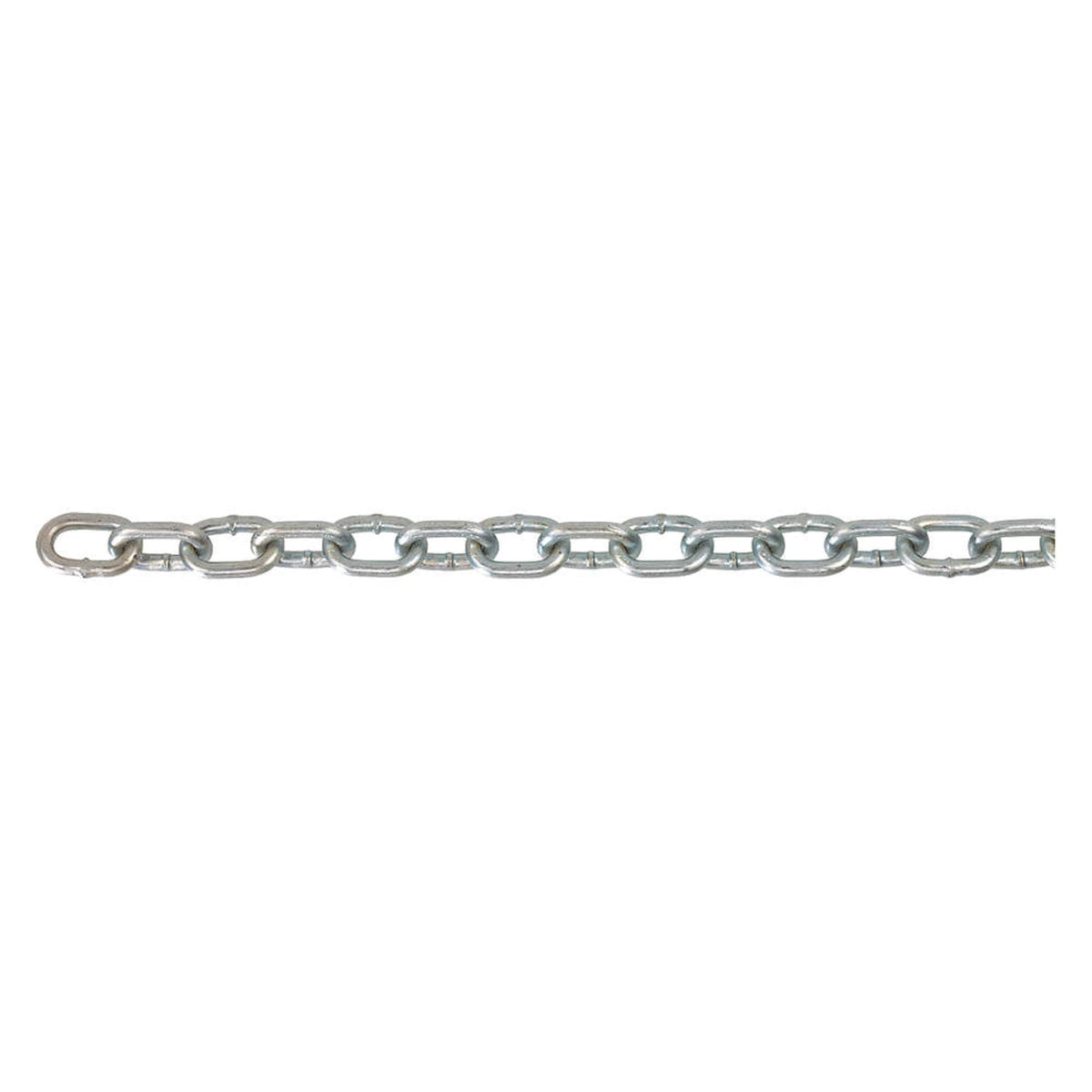 Peerless Chain 6014032 Low Carbon Steel Straight Link Machine Coil Chain in Carton, Zinc Plated, 4/0 Trade, 0.218" Diameter, 100' Length, 700 lbs Load Capacity