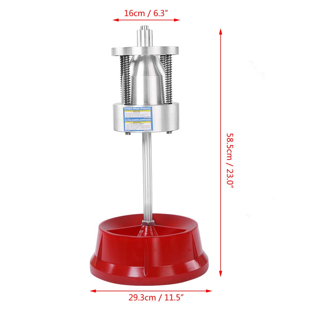 Yinhing Portable Tire Balancer for Cars and Trucks Duty Wheel Leveling Tool with S Eye Aluminum and Iron Construction