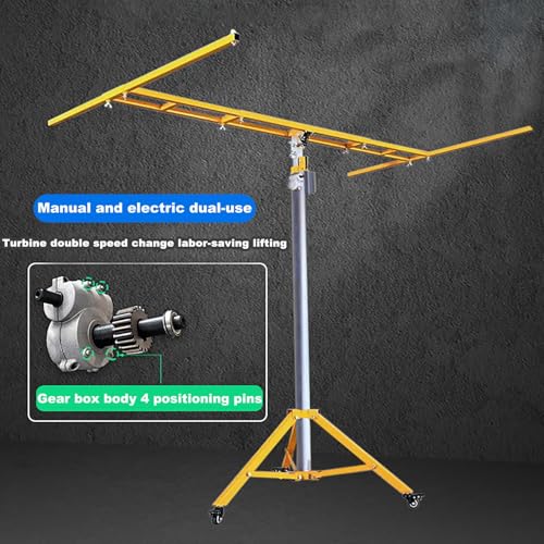 Drywall Lift Hoist - Heavy Duty Panel Lifter Tool for Easy Operation & Stability in Construction, Home Renovation & Hotel Decoration - Durable & Reliable Design