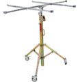 Drywall Jack Lifter, Adjustable Telescopic Arm Drywall Lifter with Locking Casters Convenient and Labor-Saving Portable Commercial Woodworking Tools Lighting Installation Tools(3M)