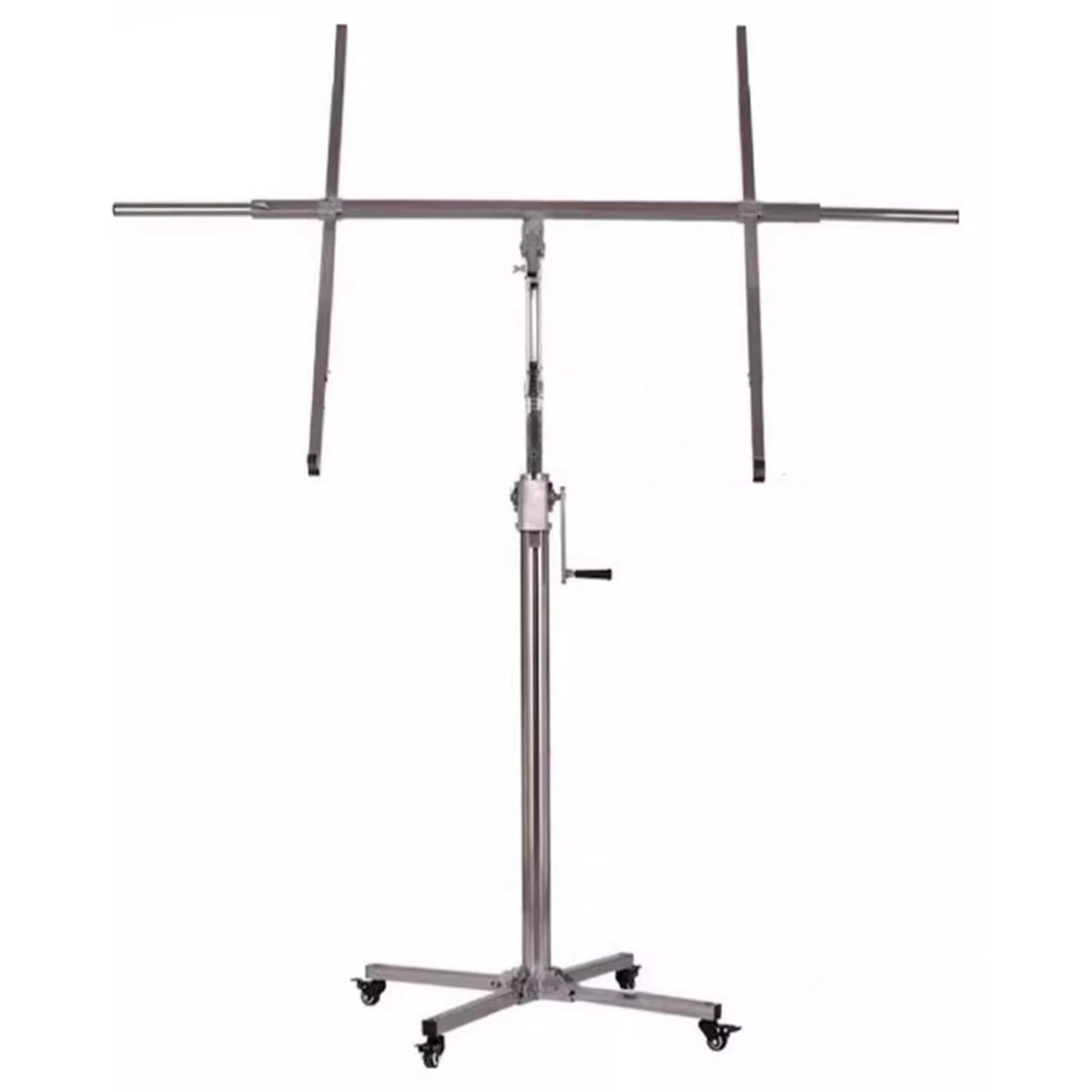 ZIMGOD Sheetrock Lifting Tool Stainless Steel Drywall Hoist, Dry Wall Jack Lifter Hand Tool, Foldable Drywall Lifting Tools with Wheel, Max 9 10.5 12 13 Ft(Max Height 3.2m/10.5ft)