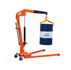 Mobile Single-arm Lift Multi-Function Folding Crane Heavy-Duty Hydraulic Lifting Crane Hanger 1100/2200 / 4400lb (Load 1100lb)