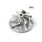 Billet Forged Turbocharger Compressor Wheel 36x46mm 8+0 Reverse Rotation 5-AXIS CNC Machine 3.1mm Bore Size