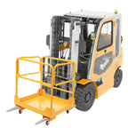 36"x36" inch Forklift Safety Cage Work Platform 1150LBS Capacity Heavy Duty Forklift Man Basket with 4 Swivel Casters for Aerial Jobs