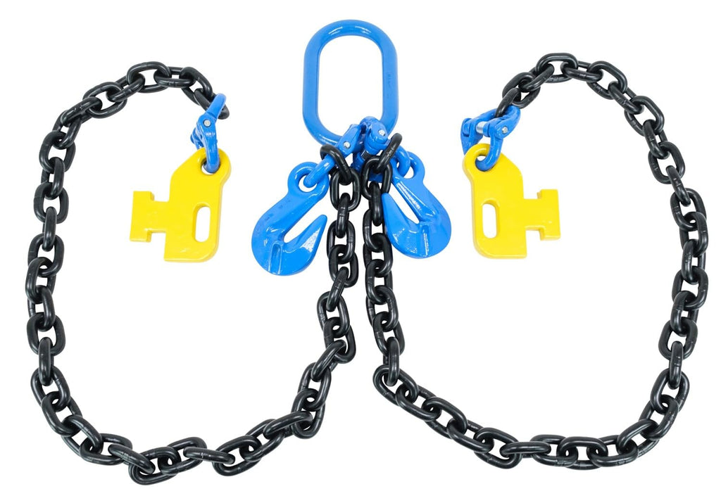 Mytee Products 1/2" x 5' Sea Shipping Container Loading Chain Bridle G100, V-Chain, Cargo, Storage, Moving