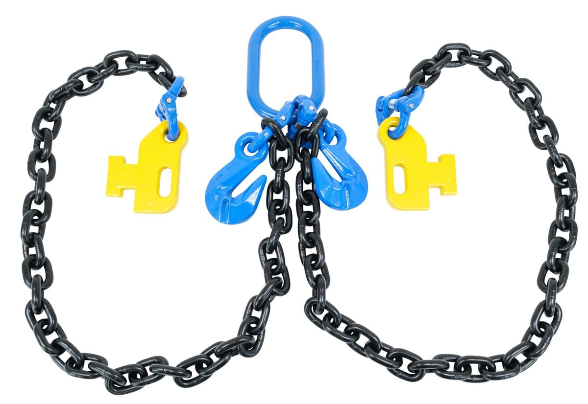 Mytee Products 1/2" x 5' Sea Shipping Container Loading Chain Bridle G100, V-Chain, Cargo, Storage, Moving