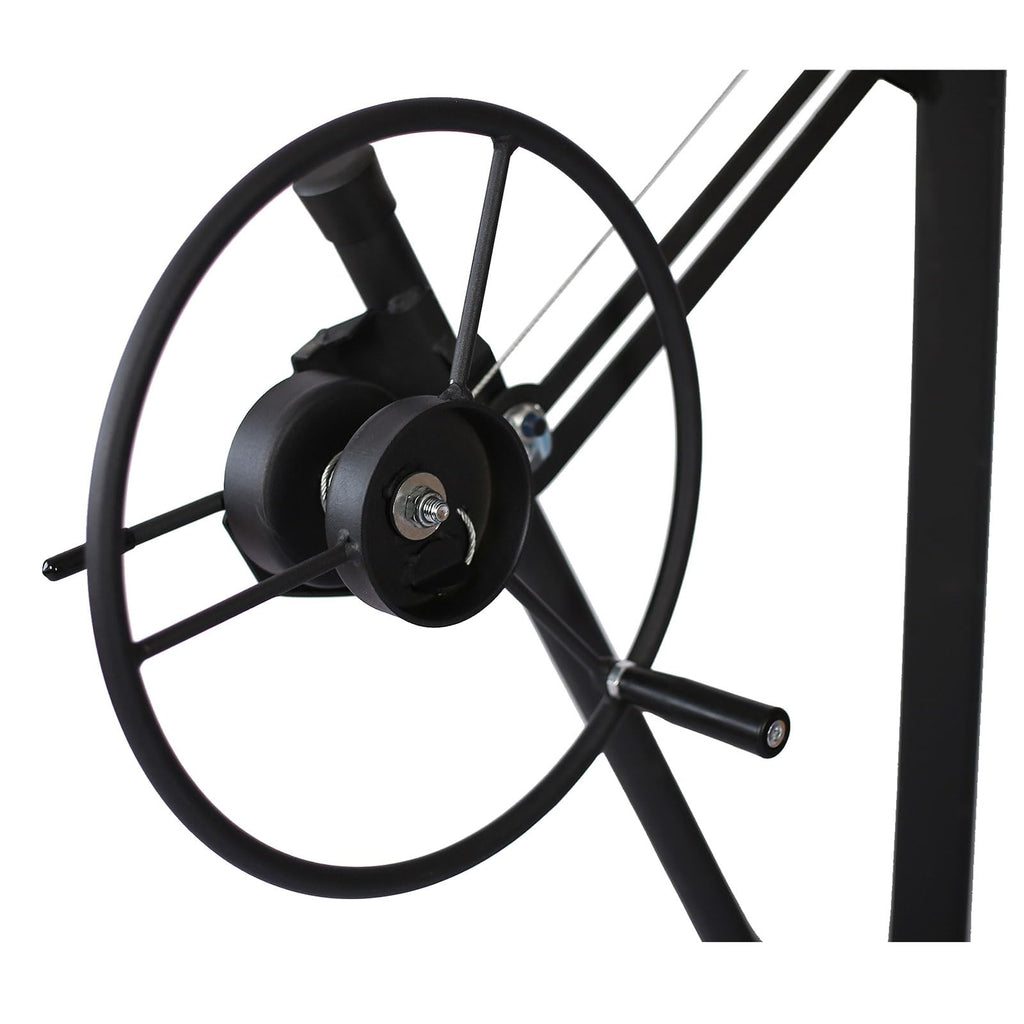 Drywall Lift 16 FT Panel Hoist, Rolling Drywall Hoist Jack Lifter with Winch & Brake, Heavy Duty Sheetrock Lift for Ceiling & Wall Installation,Black