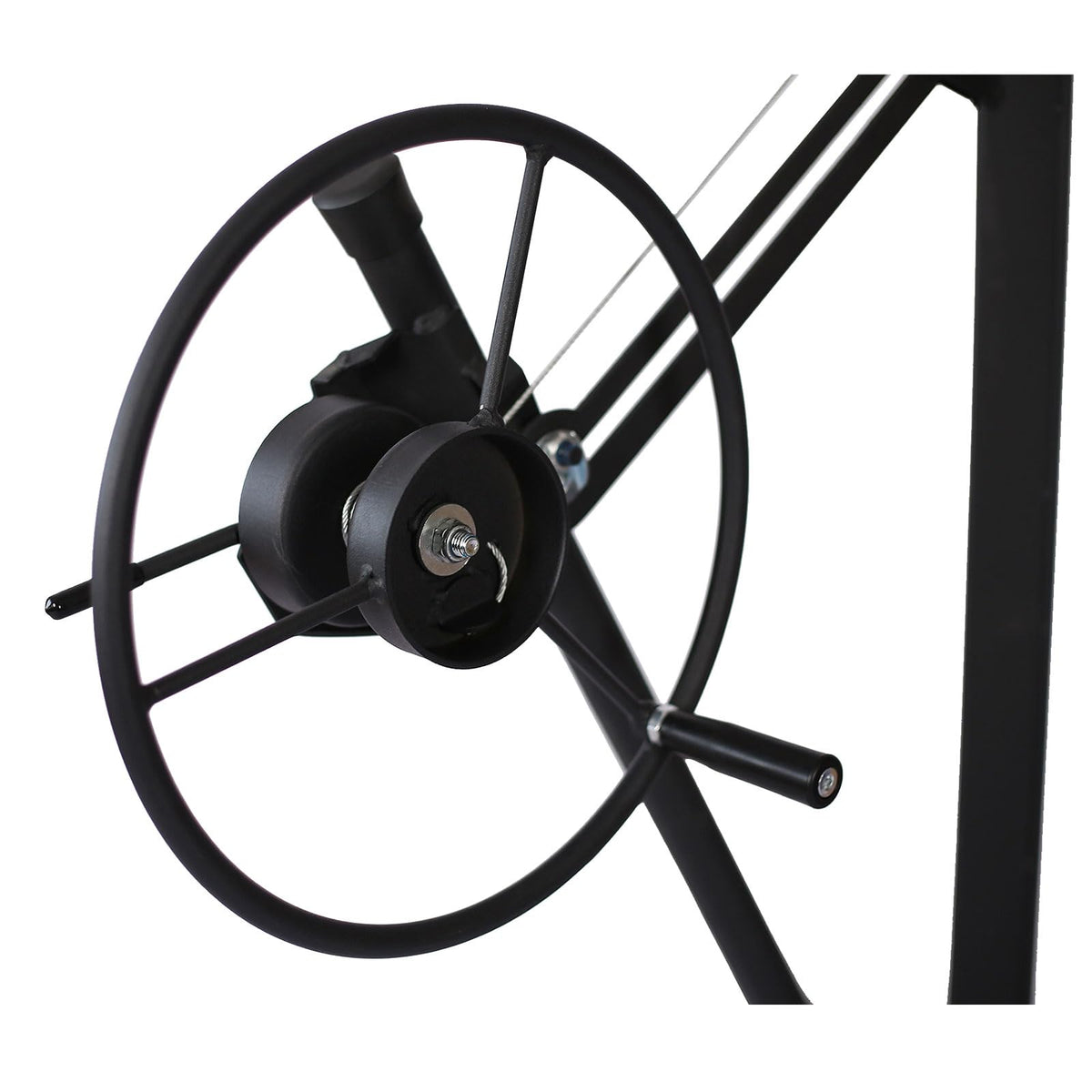 Drywall Lift 16 FT Panel Hoist, Rolling Drywall Hoist Jack Lifter with Winch & Brake, Heavy Duty Sheetrock Lift for Ceiling & Wall Installation,Black