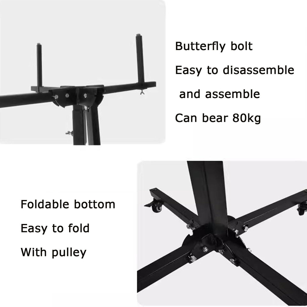 Manual Mode Drywall Lifts ， with Ockable Wheels Ceiling Lifter Panel, Adjustable Telescopic Arm Tool Jack Lifter for Home Improvement(Height -3m)