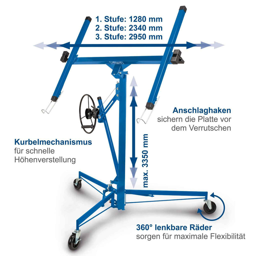Scheppach TBL335 XXL Plate Lifter Max 68 kg