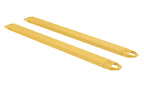 Vestil FE-6-84 Steel Fork Extensions 6 in. x 84 in. 4,000 Lb. Capacity Yellow