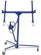 Drywall Lift 16 FT, Heavy-Duty 150 Lbs Drywall Rolling Lifter Panel, Sheetrock Hoist Lift Drywall Jack Lift for Ceiling, Drywall Panel Hoist with 360° Adjustable Telescopic Arm & 3 Lockable Wheels