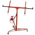 13ft Drywall Rolling Lifter Panel Hoist, 150lb Sheetrock Jack Tool for Home
