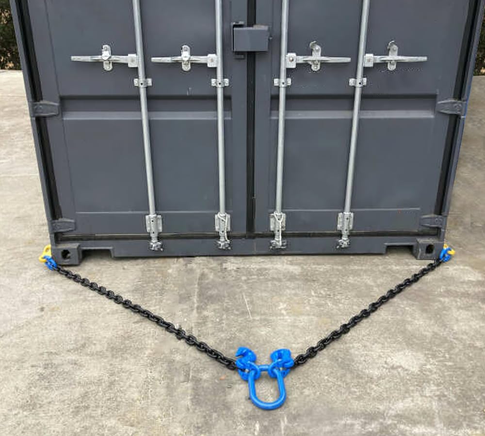 Mytee Products 1/2" x 5' Sea Shipping Container Loading Chain Bridle G100, V-Chain, Cargo, Storage, Moving