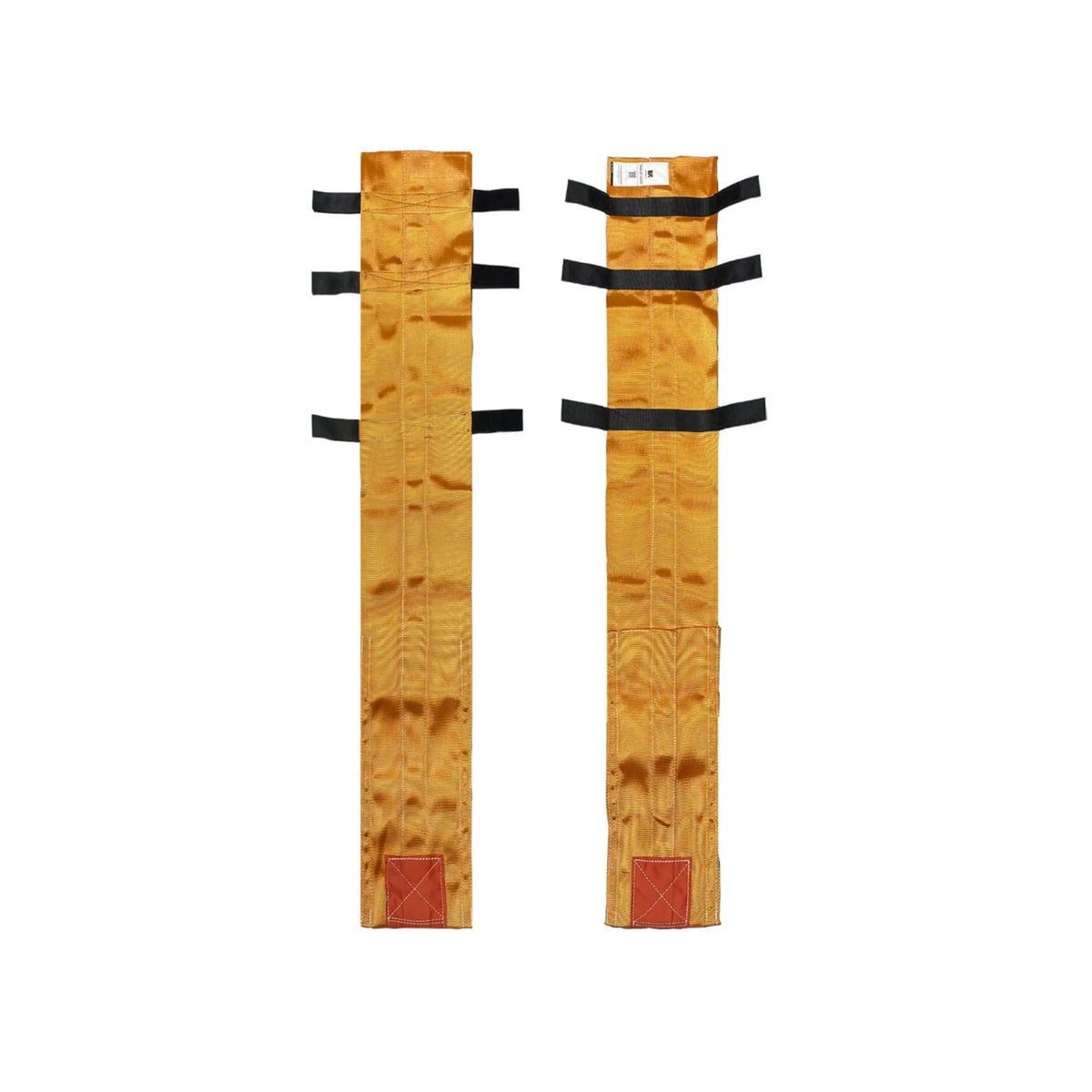 "Fork Tender" Forklift Fork Covers for Delicate Load Handling, Heavy Duty Hi Vis Nylon Protective Sleeve, Fits Forks 3"-6" Wide (60"-72" Long Forks)