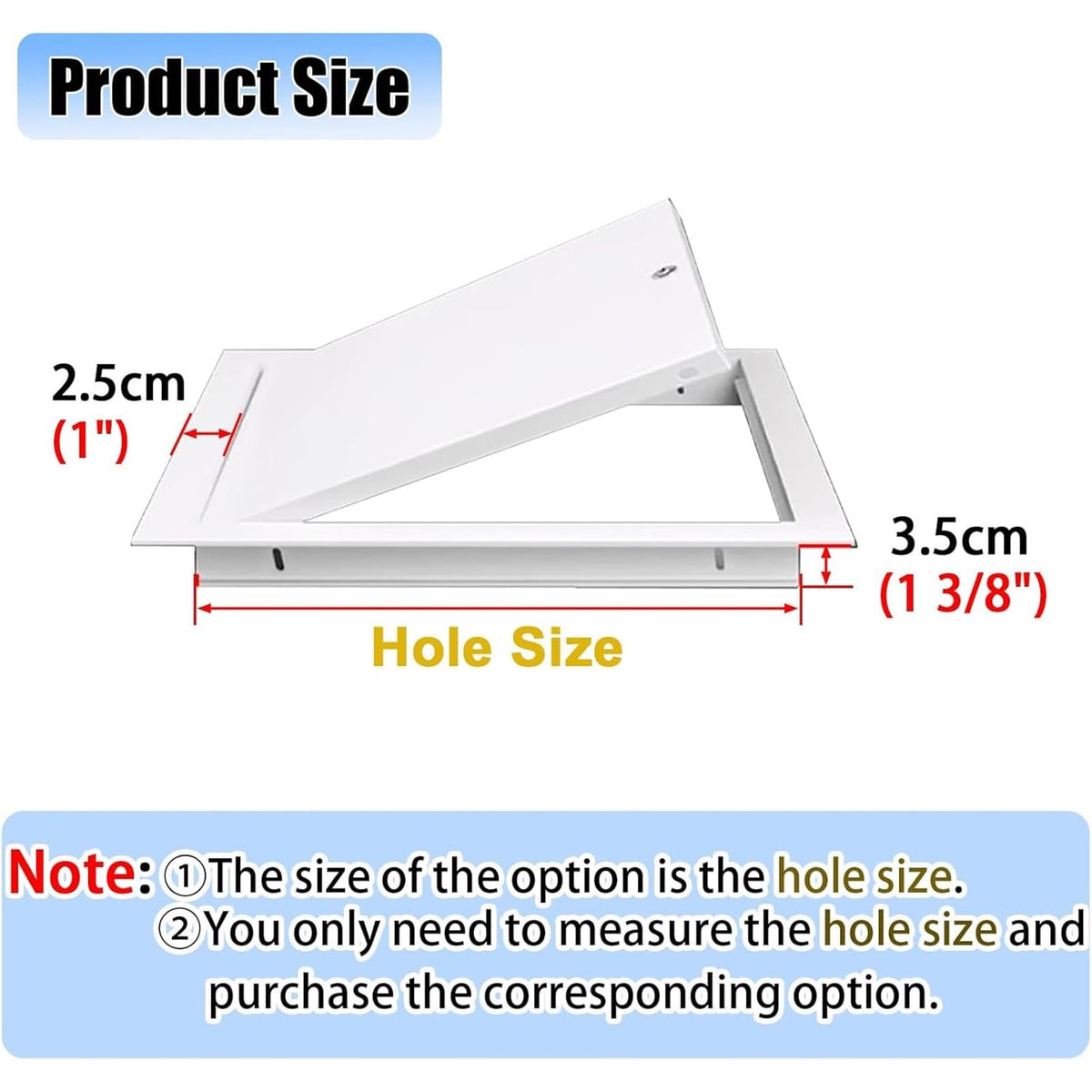 Lockable Metal Loft Ceiling Access Panel 18x20in - Durable Drywall Lift Attic Door for Easy Inspection & Access to Cables, Plumbing - Ideal Service Hatch (10-30 inch Options)