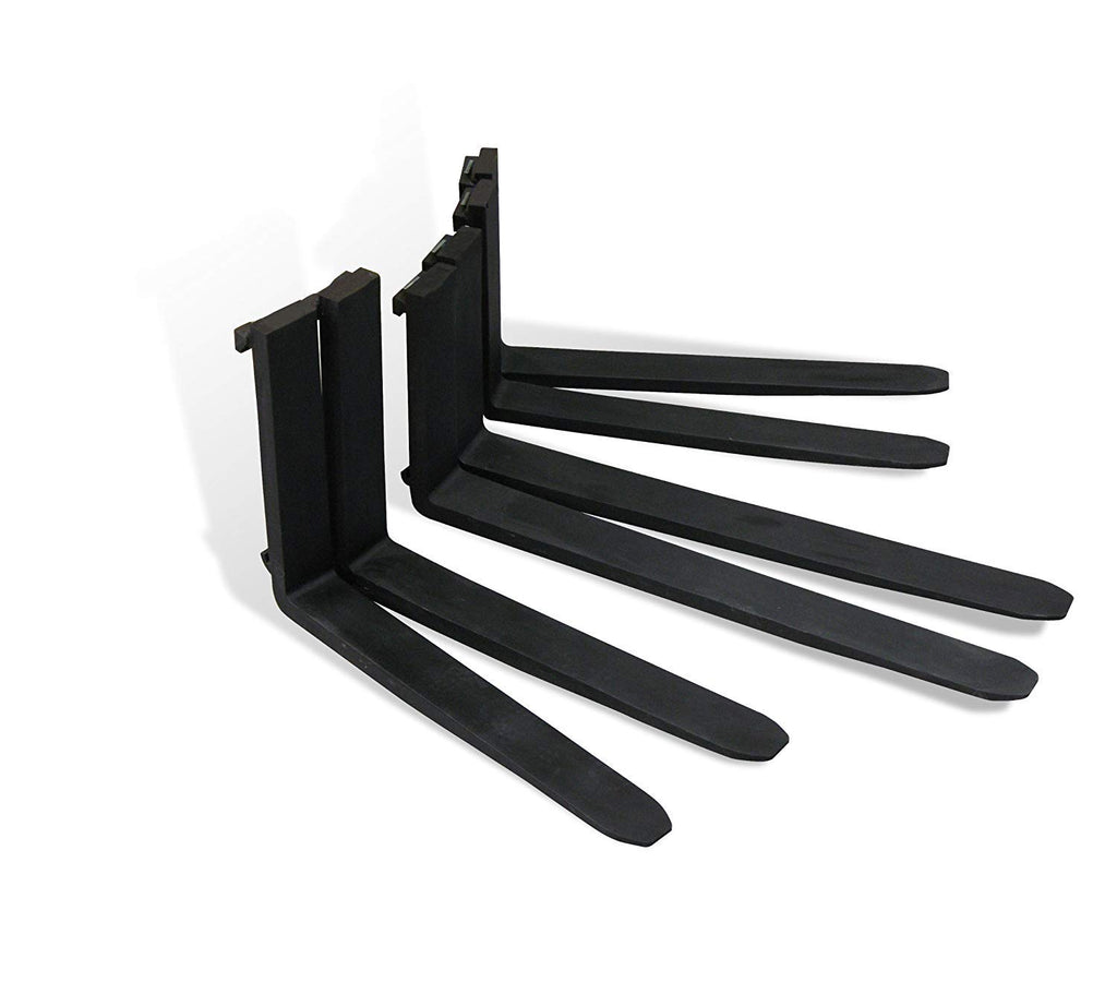 Forklift Forks 48 Inch Length, 1 Set; 1 Pair 5,160 lbs Lifting Capacity, 48" Length x 4" Width x 1-1/2" Thickness 4 FT Foot Class 2